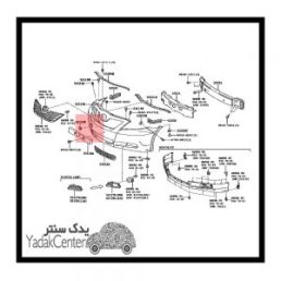 درپوش بکسل بند تویوتا کمری 2008 اصلی