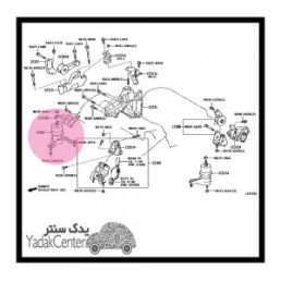  دسته موتور لکسوس RX350 2010 جلو پایین اصلی