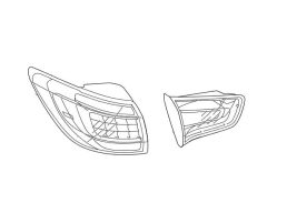 چراغ خطر عقب چپ کیا اسپورتیج